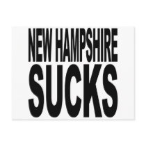 New Hampshire Sucks postcards