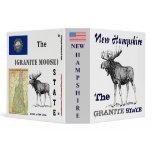 New Hampshire(The Granite Moose)STaTE Vinyl Binders