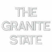 NEW HAMPSHIRE THE GRANITE STATE embroidered shirts by mcpressure NEW HAMPSHIRE THE GRANITE STATE embroidered shirts