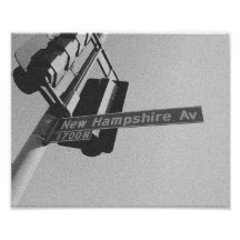 New Hamsphire Ave 1700 N Photographic Print