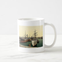 New Harbor and the Lighthouse, Bremerhafen, Hanove Coffee Mugs