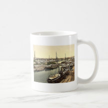 New Harbor from the Lighthouse, Bremerhafen, Hanov Mugs