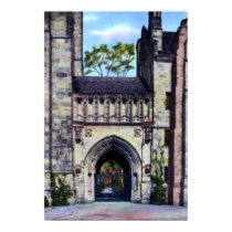 New Haven Connecticut Yale Branford Court Print
