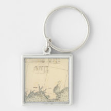 New Haven County Connecticut 2 Keychains