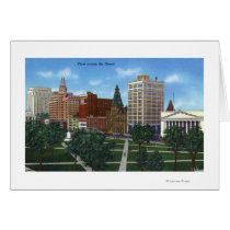 New Haven, CTView from across the Green Greeting Cards
