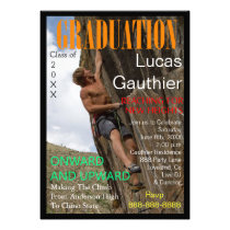 New Heights Graduation Magazine Cover Invite