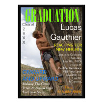 New Heights Graduation Magazine Cover Invite