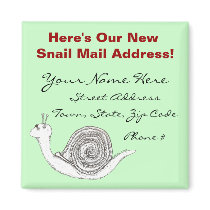 New Home Announcement Magnet by IArtist40 New Home Announcement Magnet