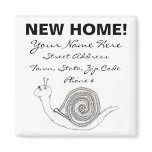 New Home Announcement Magnet