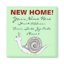 New Home Announcement Magnet by IArtist40 New Home Announcement Magnet