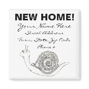 New Home Announcement Magnet magnet