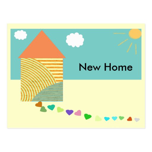 New Home Announcement Postcard Zazzle
