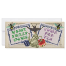 New Home Announcement Customized Rack Card