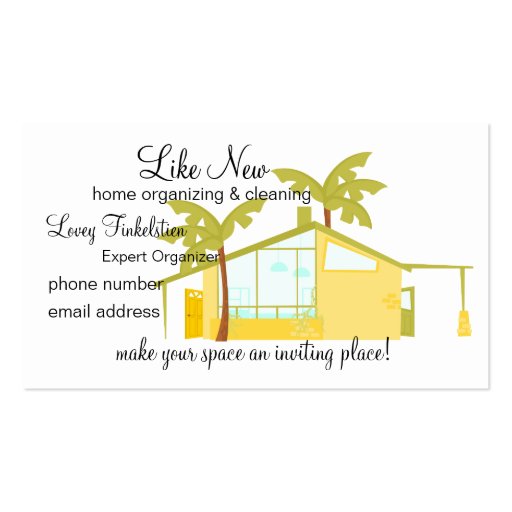 New Home in the Palms Business Card