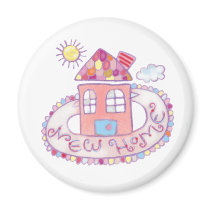 New Home magnets by ShouShou New Home magnets