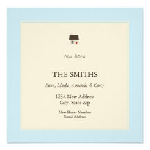new home personalized announcements