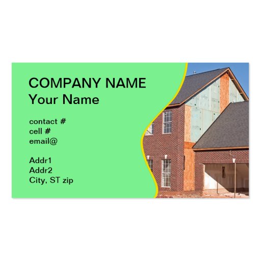New home siding installation business card Zazzle