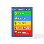 New Homeland Security Advisory System cards