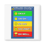New Homeland Security Advisory System magnets
