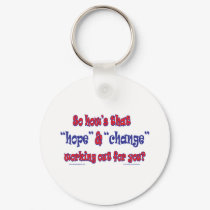 NEW-HOPE-AND-CHANGE-Funky Script keychains