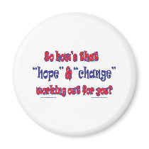 NEW-HOPE-AND-CHANGE-Funky Script magnets by knudsonstudios NEW-HOPE-AND-CHANGE-Funky Script magnets