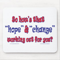 NEW-HOPE-AND-CHANGE-Funky Script Mouse Mats