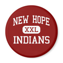 New Hope - Indians - High - New Hope Alabama magnets by customteamsportswear New Hope - Indians - High - New Hope Alabama magnets