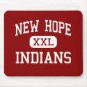 New Hope - Indians - High - New Hope Alabama mousepads by customteamsportswear New Hope - Indians - High - New Hope Alabama mousepads