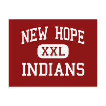 New Hope - Indians - High - New Hope Alabama postcards by customteamsportswear New Hope - Indians - High - New Hope Alabama postcards