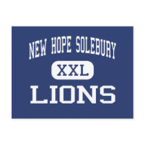 New Hope Solebury - Lions - High - New Hope postcards by customteamsportswear New Hope Solebury - Lions - High - New Hope postcards