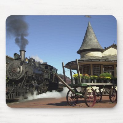 New Hope Train Station Mouse Mats by nextfstop