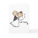 postcard - Here the newlyweds share their first dance as husband and wife.