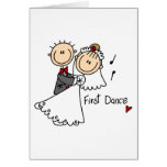 New Husband And Wife's First Dance Card