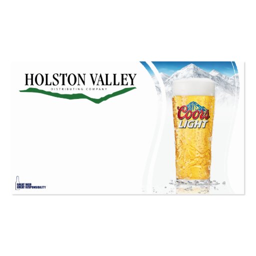New Hvdc Beer Biz card Business Card Templates (back side)