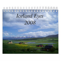 *New* Iceland Eyes 2008, With Text calendars