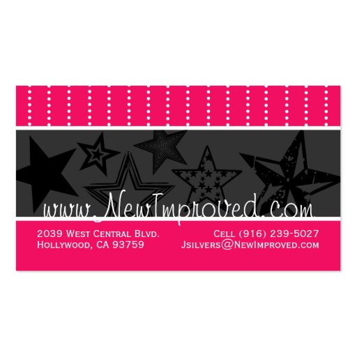 New & Improved BittyBop Business Cards (back side)