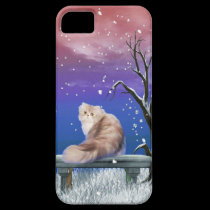 NEW iphone 5  Sitting in Snowflakes cover casemate cases