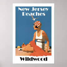 New Jersey Beaches ~ Wildwood Print