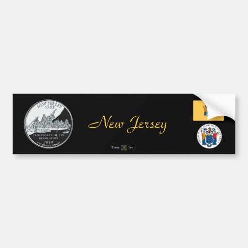 NEW JERSEY CAR BUMPER STICKER Zazzle