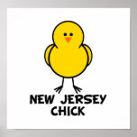 New Jersey Chick Print
