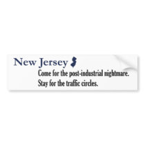 New Jersey: Come for the post-industrial nightmare bumper stickers