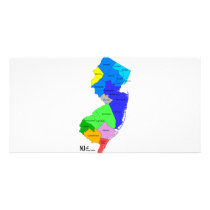 New Jersey Counties in Color photo cards