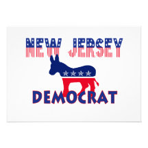 New Jersey Democrat Custom Announcements