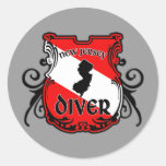 New Jersey Diver Round Sticker
