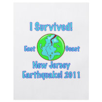 New Jersey Earthquake of 2011 Custom Flyer