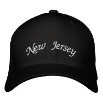 New Jersey Embroidered Hat embroidered hats by annaleeblysse New Jersey Embroidered Hat embroidered hats