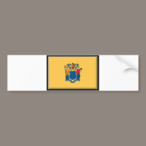 New Jersey Flag bumper stickers