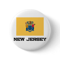 New Jersey Flag buttons by tshirtshirts New Jersey Flag buttons