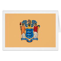 New Jersey Flag Greeting Card by FlagTshirts New Jersey Flag Greeting Card