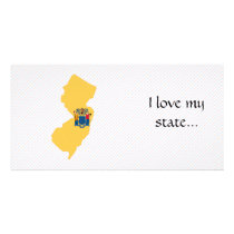 New Jersey Flag Map photo cards by usaflags New Jersey Flag Map photo cards